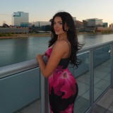 Women Summer Sexy Sleeveless Spaghetti Strap Floral Print Maxi Dress