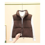 Women Autumn/Winter Sleeveless Padding Vest