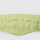 Women Summer Solid Strapless Top Bodycon Skirt Two-piece Set