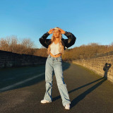 Women Autumn/Winter Halter Neck Sleeveless Top