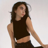 Women Summer Irregular Hollow-Out Sexy Top