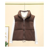 Women Autumn/Winter Sleeveless Padding Vest