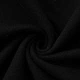 Women Autumn Solid Slash Shoulder Sexy One-Shoulder Ruffled Bodycon Dress