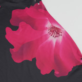 Women Summer Sexy Sleeveless Spaghetti Strap Floral Print Maxi Dress