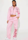 Women Casual Hoodies and Pants Two-Piece Set