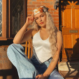 Women Autumn/Winter Halter Neck Sleeveless Top