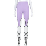 Women Autumn Lace-Up Shorts