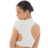 Women Summer Irregular Hollow-Out Sexy Top