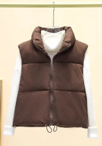 Women Autumn/Winter Sleeveless Padding Vest