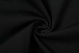 Women Sexy Backless Solid Bell Bottom Jumpsuit