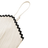 Women's Summer Chic Patchwork Lace Back Bow Strap Midi Dress