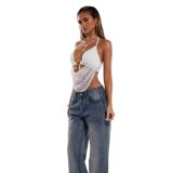 Women's Autumn/Winter Strapless Slim Fit Sexy Camisole Top