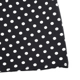 Women's Summer Elegant Polka Dot Tie Low Back Sleeveless Maxi Dress