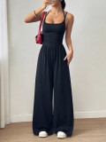 Women Shapewear Solid Camisole Jumpsuit