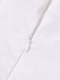 Women Pleated Sexy Backless Halter Neck Dress