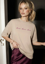 Women Cotton Short-Sleeve T-Shirt Oversize Top