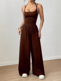 Women Shapewear Solid Camisole Jumpsuit