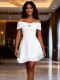 Off-Shoulder Sequin Elegance Cocktail Party Midi Dress