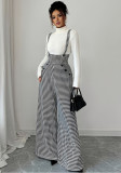 Women Spring/Summer Solid Sleeveless Suspender Jumpsuit