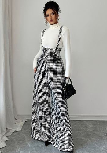 Women Spring/Summer Solid Sleeveless Suspender Jumpsuit