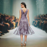 Women Sleeveless Formal Party Evening Dress