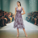 Women Sleeveless Formal Party Evening Dress