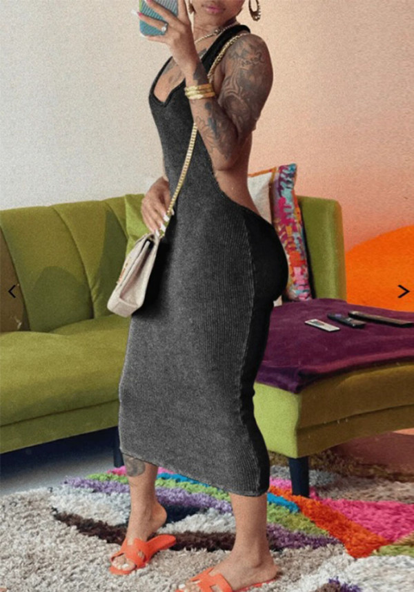 Women's Fashion Trendy Strap Low-Back Dress