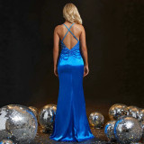 Women Sexy Slit Evening Dress