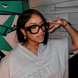 Women's V-Neck Hip-Hop High-Street Half-Sleeve T-Shirt