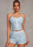 Women Camisole Top and Shorts Pajama Two-Piece Set