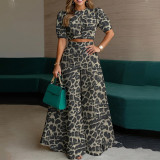 Women Short Top and Pants Two-Piece Set