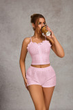 Women Camisole Top and Shorts Pajama Two-Piece Set