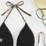 Women Double-Strap Bikini Swimwear Two Pieces