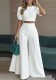 Women Short Top and Pants Two-Piece Set