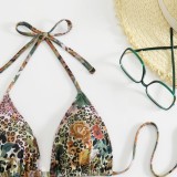 Women Double-Strap Bikini Swimwear Two Pieces
