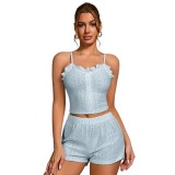 Women Camisole Top and Shorts Pajama Two-Piece Set