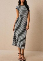 Women Knitting Sleeveless Maxi Dress Women Knitting Sleeveless Maxi Dress