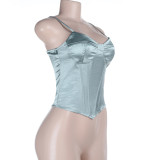 Women Sexy Waist-cinching Strap Top