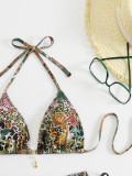 Women Double-Strap Bikini Swimwear Two Pieces