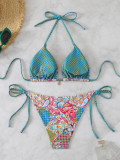 Women Printed Swimwear Two Pieces