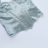 Women Sexy Waist-cinching Strap Top