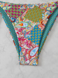 Women Printed Swimwear Two Pieces