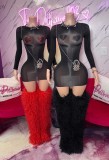 Women's Thin High Stretch See-Through Tight-Fitting Dress Lingerie