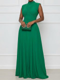 Women Casual Elegant Lace-Up Dress