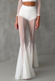 Women's Spring Summer Stretch Slim Fit Bell Bottom Pants