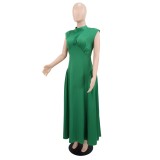 Women Casual Elegant Lace-Up Dress