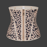 Women's Slim Waist Trainer Zipper and Hook Body Shaper Corset Belt
