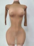Women's Thin High Stretch See-Through Tight-Fitting Dress Lingerie