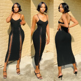 Women's Sexy Strap V-Neck Club Mini Dress