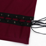 Women's Sexy Strap V-Neck Club Mini Dress